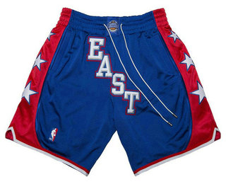 2004 All-Star East Shorts (Royal) JUST DON By Mitchell & Ness