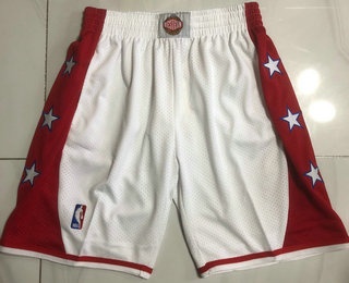 2004 All-Star West White Just Don Swingman Throwback Shorts