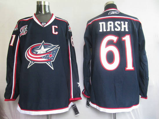 NHL Columbus Blue Jackets　61 Nash BLUE