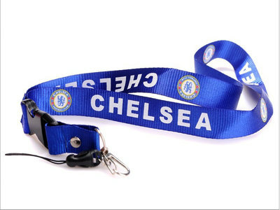2011-2012 Chelsea Soccer Logo Lanyard Keychain Navy Blue