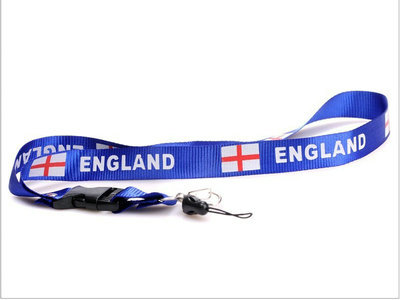 2011-2012 England Soccer Logo Lanyard Keychain Navy Blue