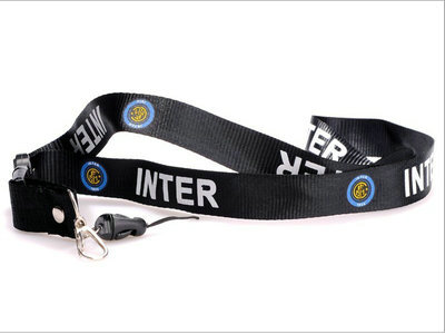 2011-2012 Inter Milan Soccer Logo Lanyard Keychain Black