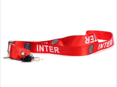 2011-2012 Inter Milan Soccer Logo Lanyard Keychain Red