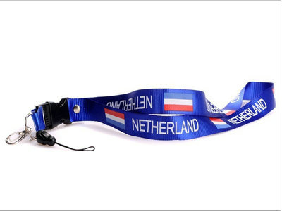 2011-2012 Netherland Soccer Logo Lanyard Keychain Navy Blue