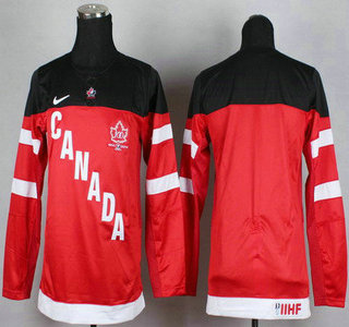 2014-15 Team Canada Blank Red 100TH Kids Jersey