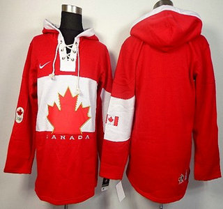 2014 Old Time Hockey Olympics Canada Blank Red Hoody