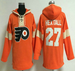 2014 Old Time Hockey Philadelphia Flyers #27 Ron Hextall Orange Hoody