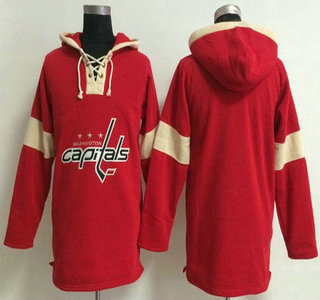 2014 Old Time Hockey Washington Capitals Blank Red Hoody