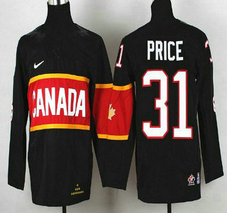 2014 Olympics Canada #31 Carey Price Black Kids Jersey