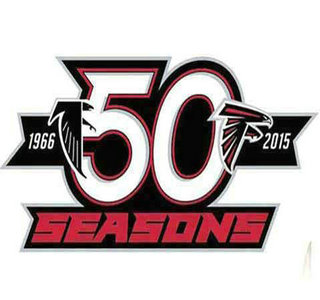 2015 Atlanta Falcons 50TH Anniversary Patch