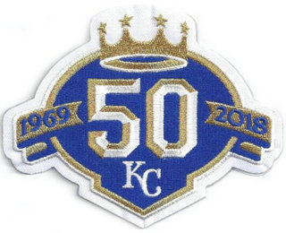 2018 Kansas City Royals 50th Anniversary Patch