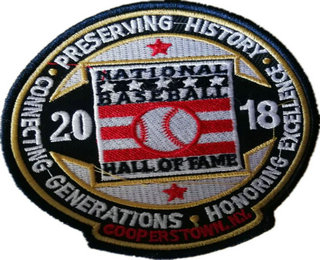 2018 MLB Hall of Fame Patch