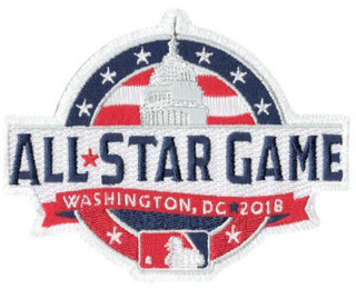 2018 Major League Baseball MLB All Star Game Jersey Patch (Washington D.C)