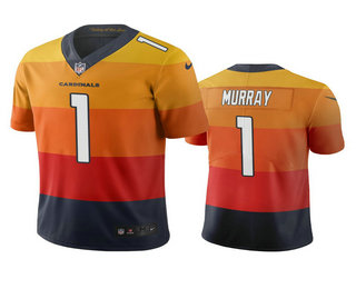 Arizona Cardinals #1 Kyler Murray Sunset Orange City Edition Vapor Limited Jersey