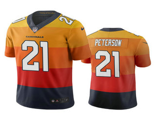 Arizona Cardinals #21 Patrick Peterson Sunset Orange City Edition Vapor Limited Jersey