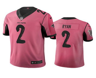 Atlanta Falcons #2 Matt Ryan Pink City Edition Vapor Limited Jersey