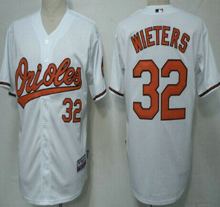 Baltimore Orioles #32 Matt Wieters White Kids Jersey