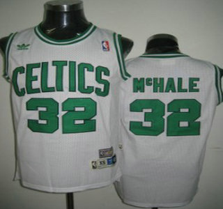 Boston Celtics #32 Kevin McHale White Hardwood Classics Soul Swingman Throwback Jersey