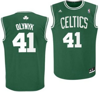 Boston Celtics #41 Kelly Olynyk Green Swingman Jersey