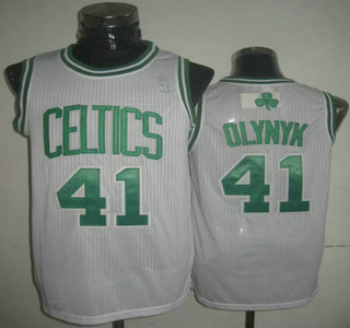 Boston Celtics #41 Kelly Olynyk White Swingman Jersey