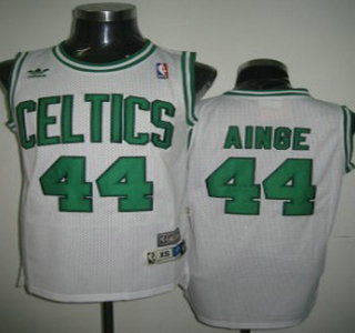 Boston Celtics #44 Danny Ainge White Hardwood Classics Soul Swingman Throwback Jersey