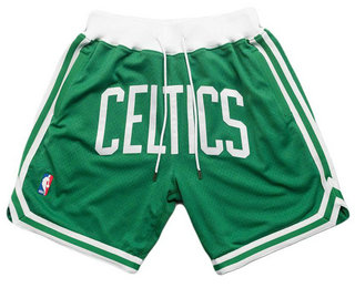 Boston Celtics (green) JUST DON By Mitchell & Ness