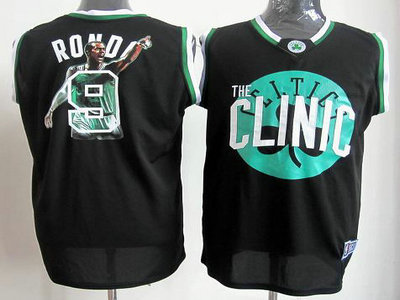 Boston Celtics 9 Rajon Rondo Notorious Fashion NBA Jersey