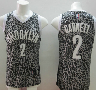Brooklyn Nets #2 Kevin Garnett Revolution 30 Swingman Grey Fashion Jersey