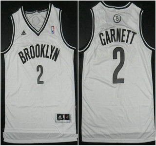 Brooklyn Nets #2 Kevin Garnett White Revolution 30 Swingman Jersey