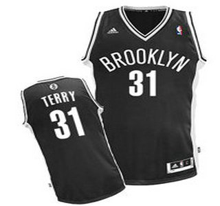 Brooklyn Nets #31 Jason Terry Black Swingman Jersey