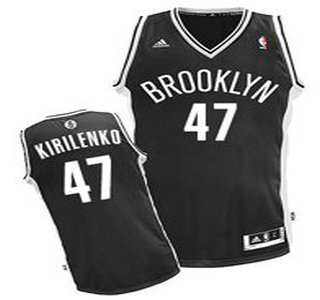 Brooklyn Nets #47 Andrei Kirilenko Black Swingman Jersey