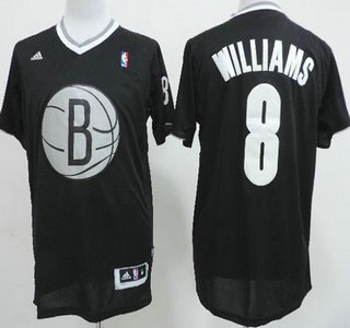 Brooklyn Nets #8 Deron Williams Black Revolution 30 Swingman Jersey 2013 Christmas Style