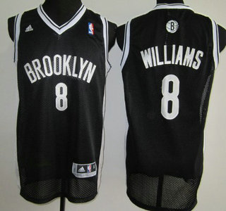 Brooklyn Nets #8 Deron Williams Black Swingman Jersey
