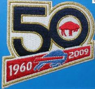 Buffalo Bills 50th Anniversary Patch