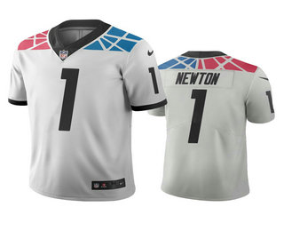 Carolina Panthers #1 Cam Newton White City Edition Vapor Limited Jersey