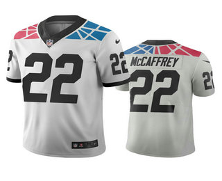 Carolina Panthers #22 Christian McCaffrey White City Edition Vapor Limited Jersey