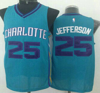 Charlotte Hornets #25 Al Jefferson Green Swingman Jersey