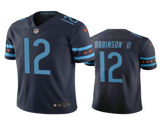 Chicago Bears #12 Allen Robinson II Navy City Edition Vapor Limited Jersey
