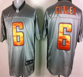 Chicago Bears #6 Jay Cutler Gray Jersey