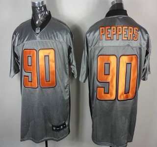 Chicago Bears #90 Julius Peppers Gray Jersey