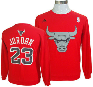 Chicago Bulls #23 Michael Jordan Red Hoody