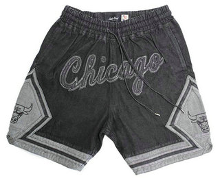 Chicago Bulls (black) JUST DON By Mitchell & Ness