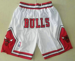 Chicago Bulls 1997-98 White With Chicago Swingman Throwback Shorts 1