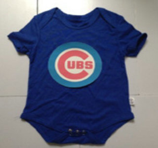 Chicago Cubs Blue Newborns Jersey