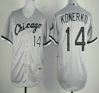 Chicago White Sox #14 Paul Konerko Gray Kids Jersey
