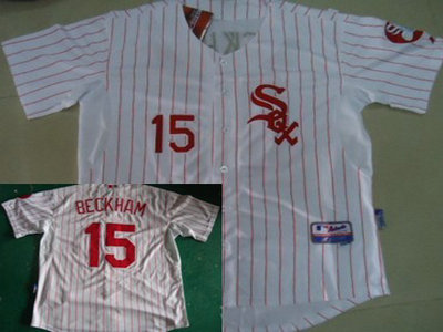 chicago white sox red pinstripe jersey