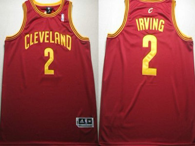 Cleveland Cavaliers 2 Kyrie Irving Red Authentic Jersey