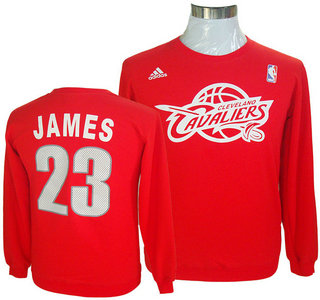 Cleveland Cavaliers #23 LeBron James Red Hoody