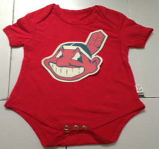 Cleveland Indians Red Newborns Jersey