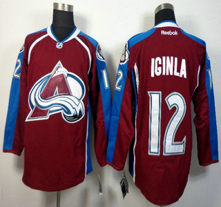 Colorado Avalanche #12 Jarome Iginla Red Jersey